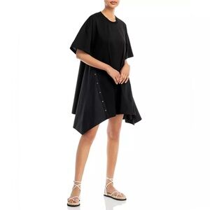 NWT 3.1 Phillip Lim Draped Combo Tee Dress Size M Lagenlook Runway T-shirt Dress